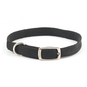 Ancol Black Soft Weave Collar 18"